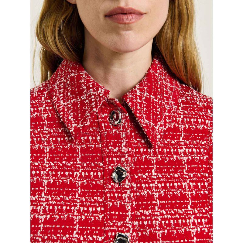 Veronika Maine European Boucle Cropped Jacket image number 2